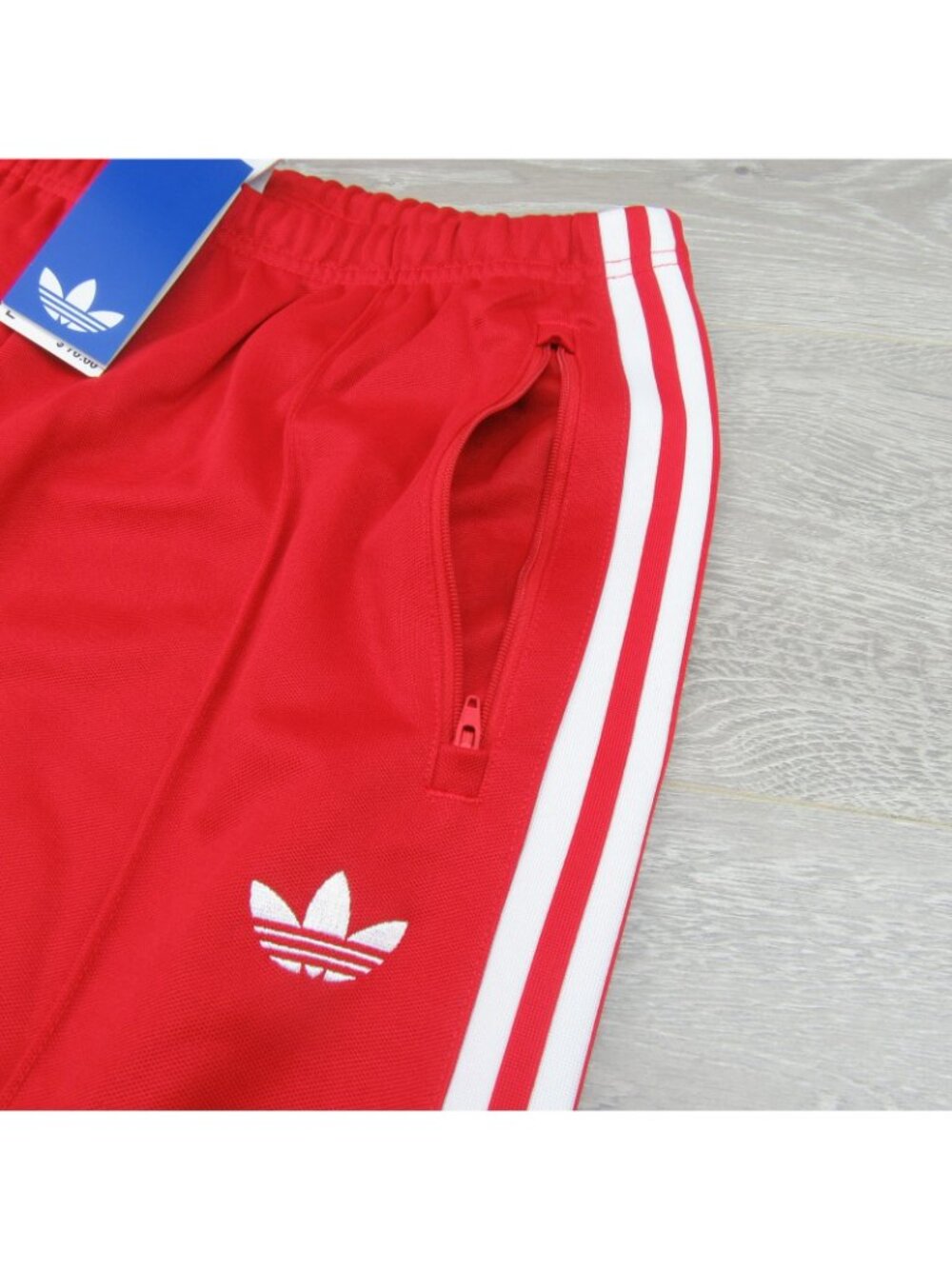 Adidas Originals Classic Track Pants Men's Size Large Scarlet Red NEW - Picture 5 of 15